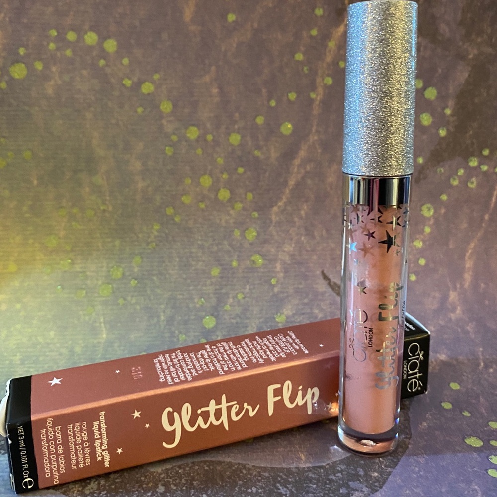 BNIB Ciate Glitter Flip Lip Gloss (Undressed)